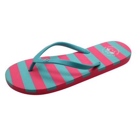 EVA stripe printed flip flops